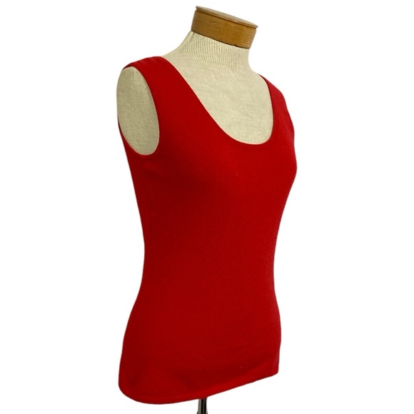 Neiman Marcus Small Cashmere Collection
Cashmere Basic Red Tank Top - Picture 5 of 8